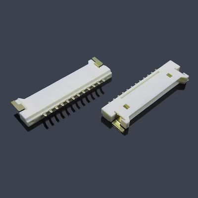 1.25mm FFC/FPC Cable Zif Socket Connector Side Contact With Lock 8 10 18 30 Pin Right Angle Type