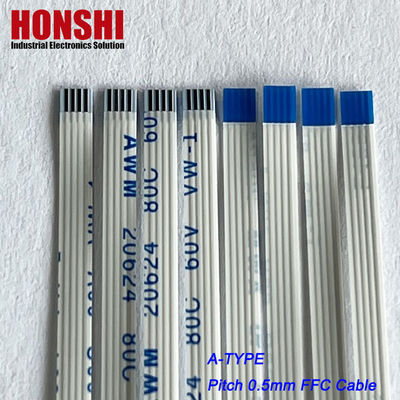 1.25mm FFC/FPC Cable Zif Socket Connector Side Contact With Lock 8 10 18 30 Pin Right Angle Type