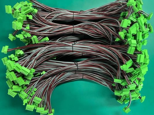 OEMケーブル長さ 工業機械5.08mmターミナルブロック グリーンケーブルとワイヤーハーネス組 0.5M 1M 100% 試験検査