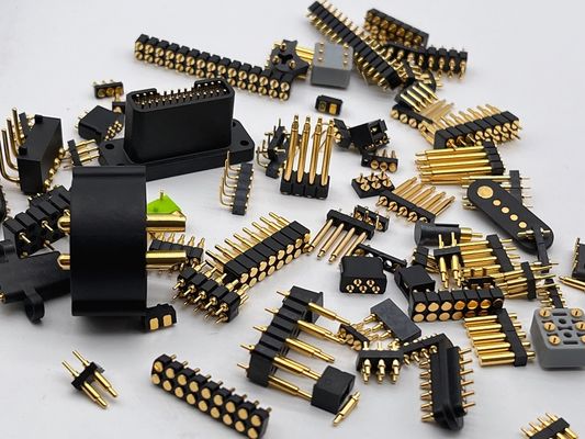 カスタマイズされたSMT SMD 2 4 5 6 8 10MMピン スプリング式磁気ポゴコネクタ C6801 SUS304スプリング付き