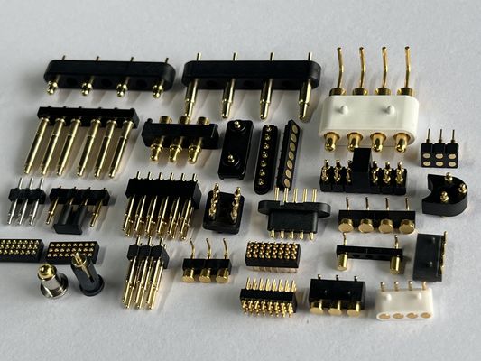 SMTタイプ ポゴピン ドッキングコネクタ 4ピン 10ピン 12ピン スプリング式コンタクト 高耐久性および耐塩水噴霧性