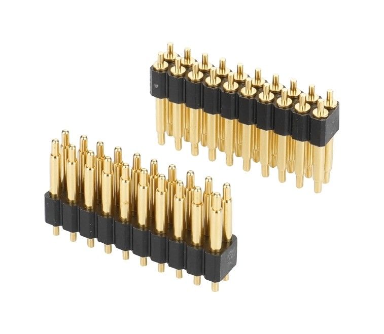 2.0mmピッチ H2.5mm 男性ポゴピンコネクタ PCB 双列20ピン直流