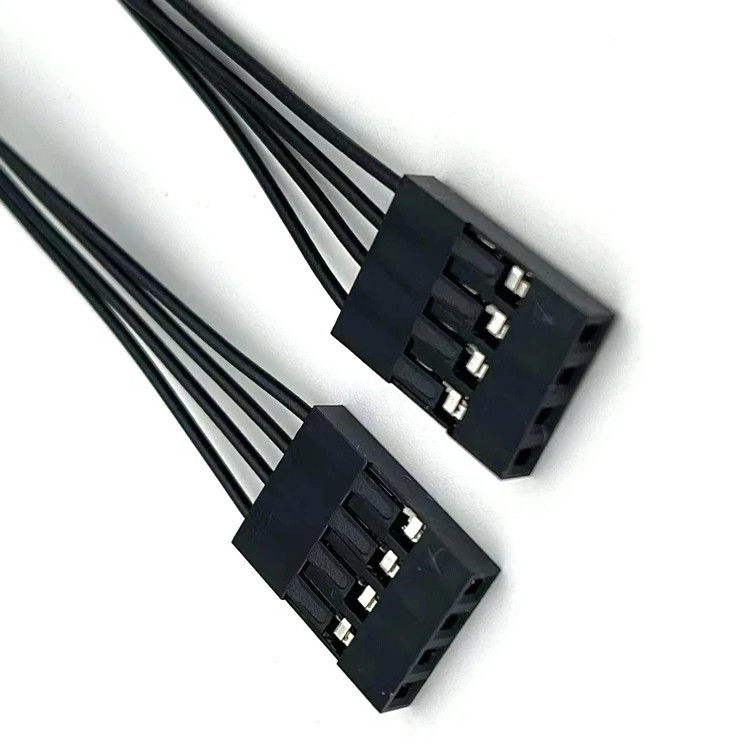 パーソナライズされた長さ電気ワイヤーハーネス デュポント 4ピンのJST SH 1.0 4ピンのコネクター