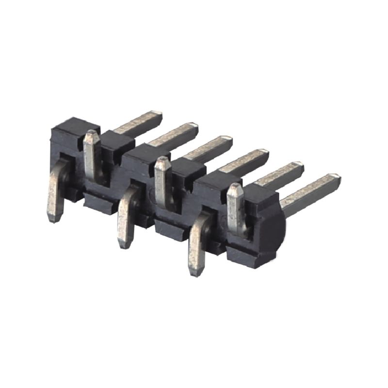 3.96mm 金属PCBピンヘッダーコネクタ 単列SMTタイプ2 - 20ピンH3.2mm