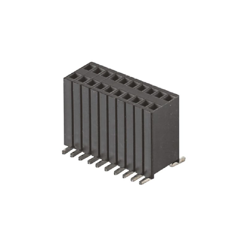 1.27x2.54mm H8.5mm 女性 板から板への電源コネクタ SMT型100ピンコネクタ