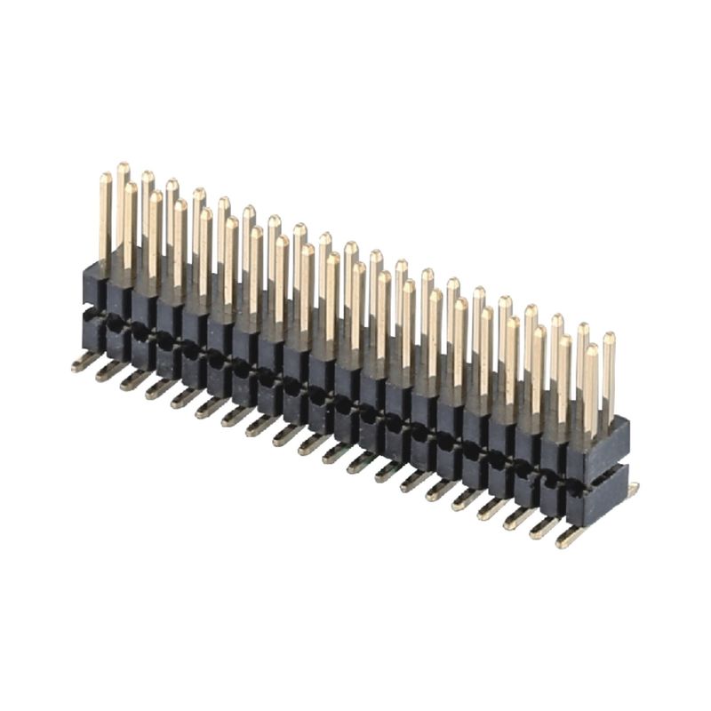 1.27mm ダブルプラスチック 2 - 100ピンのヘッダーコネクタ H2.5mm DIP SMTタイプPCB