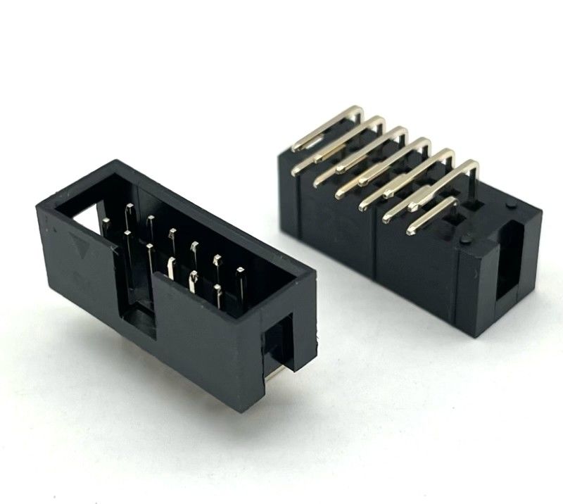 右角ボックスヘッダーコネクタ DIP PCB DC3 12ピンヘッダ 2.54mmピッチ
