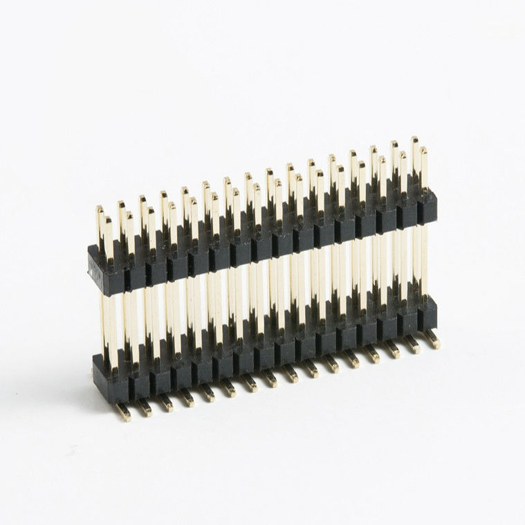 2 - 80ピン 板から板へのコネクタ SMTPCB ダブル プラスチック 男性 ヘッダー コネクタ 2.54mm