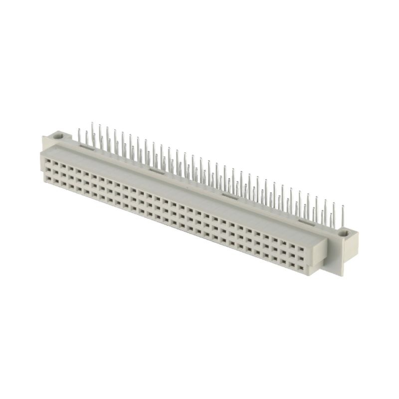 2.54mm DIN 41612 コネクタ 64ピン 右角 女性ピン 3列のコネクタ