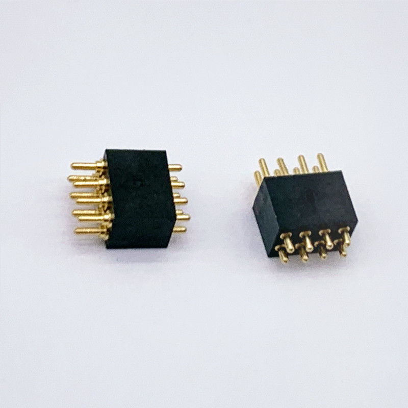 カスタム1.27mmピッチ 8Pin スプリングロードPOGOピンコネクタ
