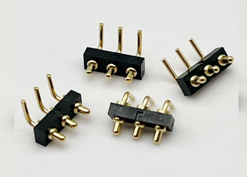 スプリングピンコネクタ用の2.54mmDipタイプ3ピンH1.5mmポゴピンコネクタ