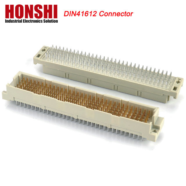 DIN 41612 4列内線 128ピン DIN41612 コンネクタ ブラス PCB 現在の適用