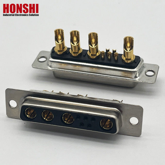 D-SUB 9W4 女性 金ピン 溶接ワイヤ タイプ接続器 10A 20A 30A 40A