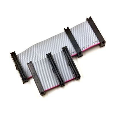 2.0mm 40ピンIDC タンナレ銅線導体を持つフラットリボンケーブル組