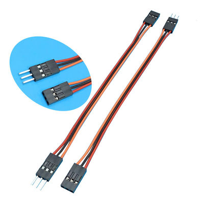 24AWG 3ピンデュポン電子ワイヤハース 女性と男性 2.54mm接続器