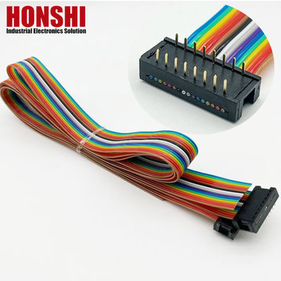 DIP 2.54x7.62mm フラットケーブル 電気ワイヤ 板への接続器 フラットワイヤ ハーネス