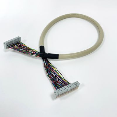 UL20706 IDC 丸いケーブル 34ピン 40ピンピッチ 2.54mm IDCコネクタ
