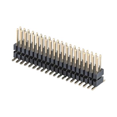 1.27mm ダブルプラスチック 2 - 100ピンのヘッダーコネクタ H2.5mm DIP SMTタイプPCB