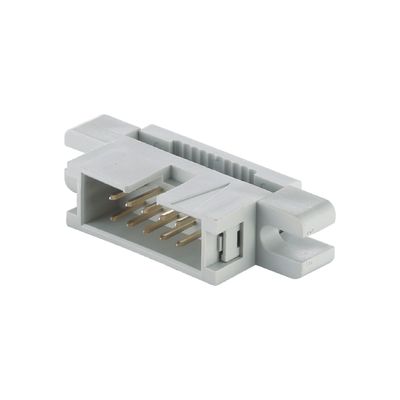 金製チンの塗装 2.54mm ボックスヘッダー PBT Brass 6P - 64P IDC Board To Wire Connector ロープの接続器