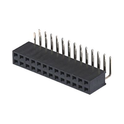 2.0mm H4.3 4.6mm 女性ピンヘッダーコネクタ 右角 90度 2x2 2x40ピン
