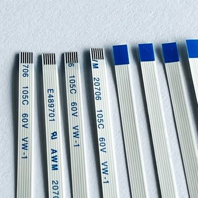 6ピン FFCフラットケーブル カスタム Awm 20706 105c 60v Vw-1 0.5mm ピッチ FFC FPCケーブル