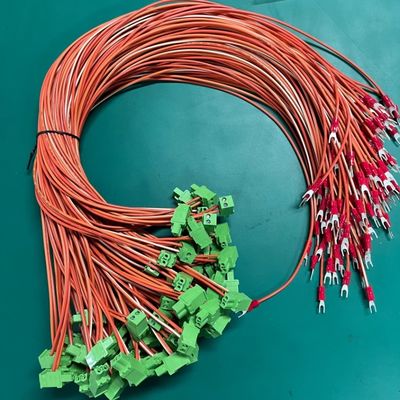 OEMケーブル長さ 工業機械5.08mmターミナルブロック グリーンケーブルとワイヤーハーネス組 0.5M 1M 100% 試験検査